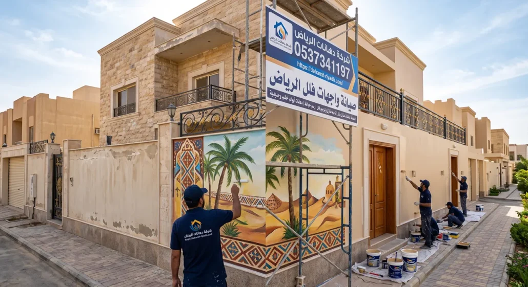 صيانة واجهات فلل الرياض